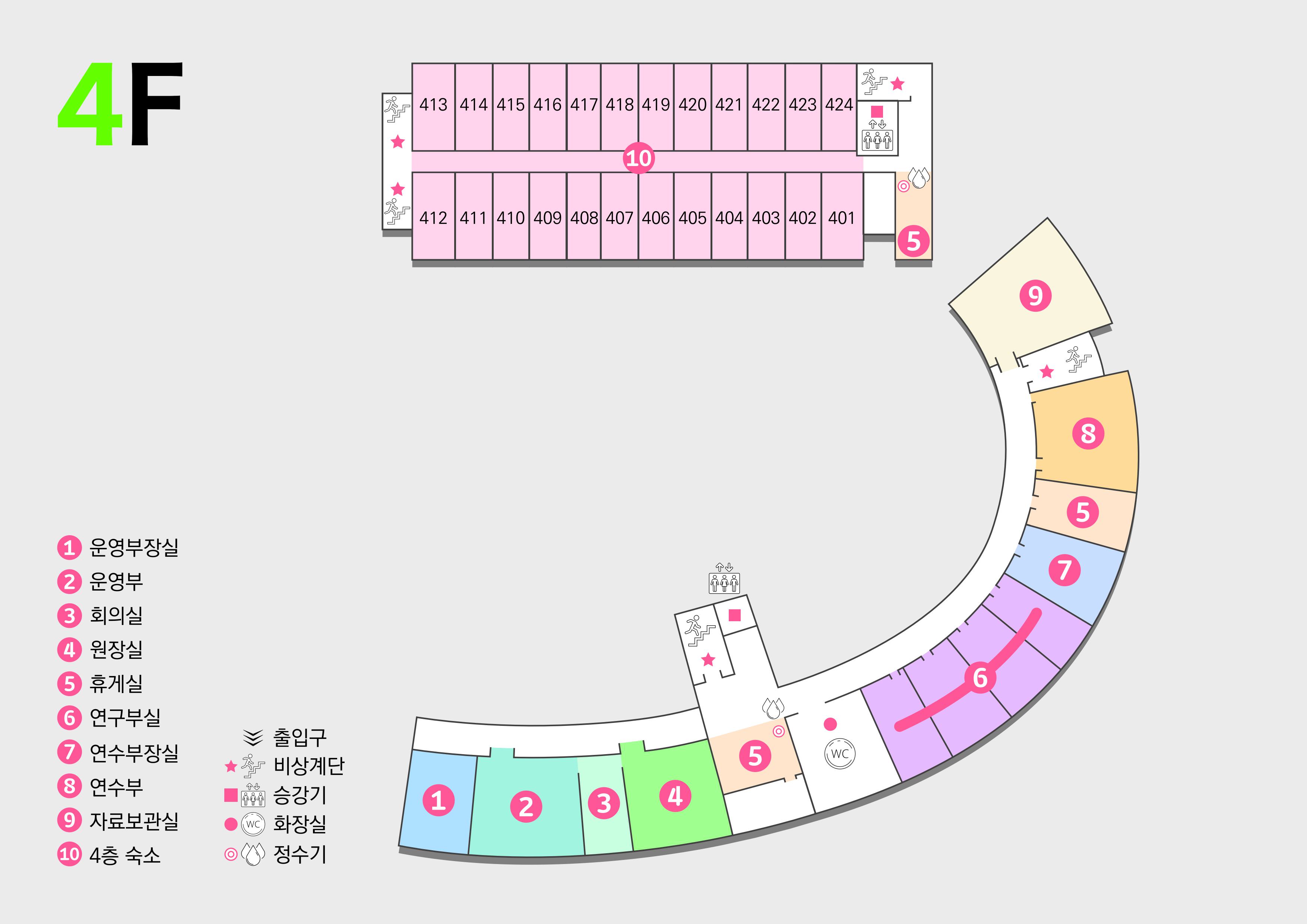 4층 평면도 이미지
