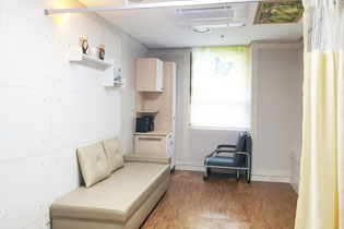 평온의 방(임종실) 사진