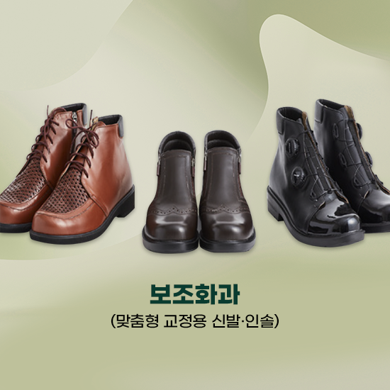 보조화과(맞춤형 교정용 신발,인솔)